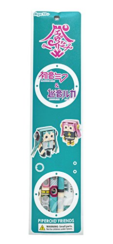 Piperoid Hatsune Miku Series Miku & Luka - Japanese 3D Paper Puzzle Diy Robot Kit For Kids And Origami Kit For Adults #TOP6