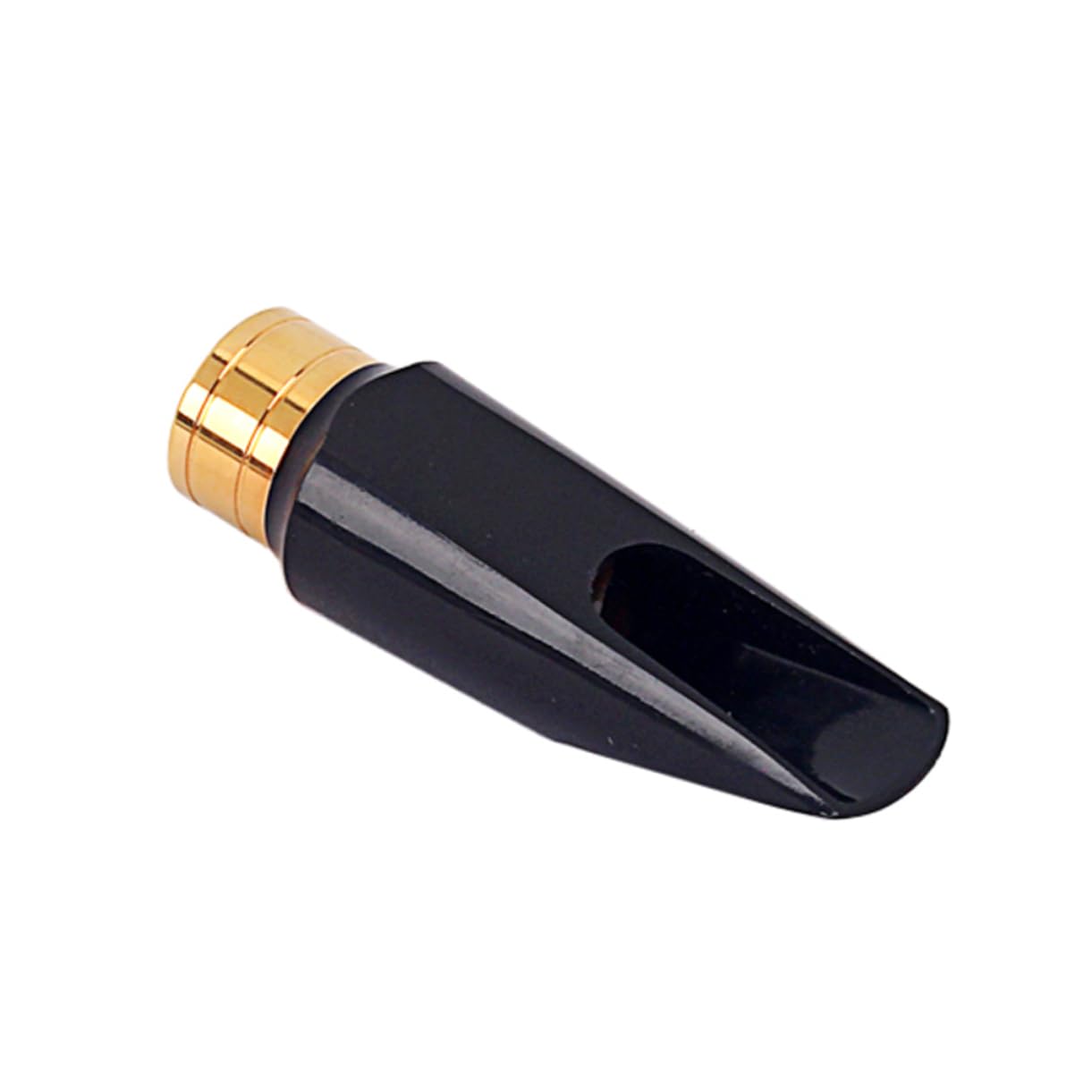 HEMOTON Sax Saxophone Mouthpiece Copper Ring for Music Instrument Black Alto Saxophone Accessory