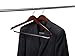 Quality Hangers Wooden Hangers Beautiful Sturdy Suit Coat Hangers with Locking Bar Chrome Hooks (20)