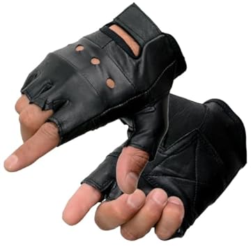 short finger motorcycle gloves