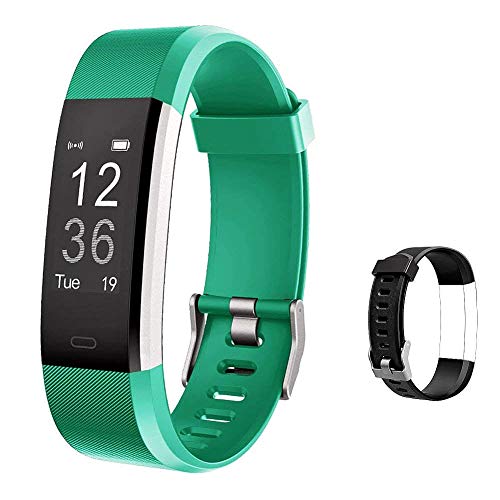 Lintelek Fitness Tracker - Activity Tracker with Heart Rate Monitor, Smart Fitness Watch with Sleep Monitor, Step Counter, Calorie Counter, Pedometer Watch for Women Men and Gift
