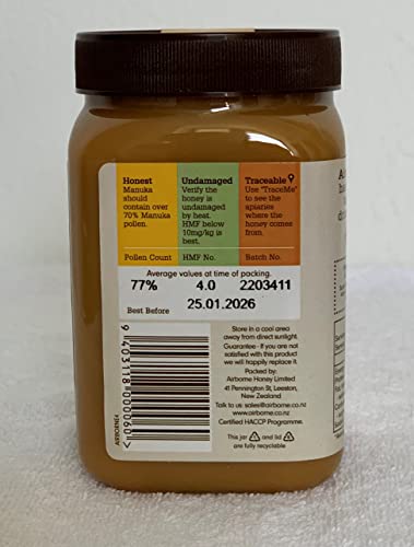 Miel Manuka Airborne 500g miniatura 4