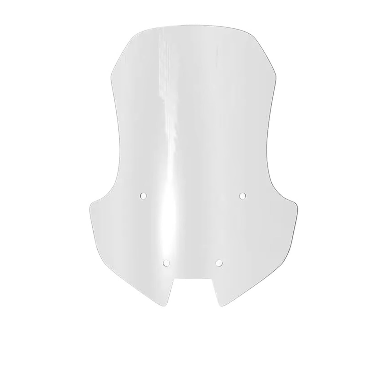Pantalla Moto para ZONTES 310M 150 350D Modificación del Parabrisas Delantero para Deflector De Soporte para El Pecho Que Aumenta(Transparent,75)