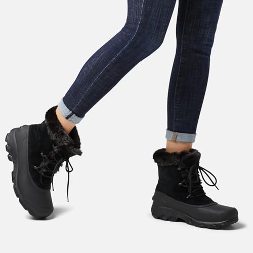SOREL Women's Snow Angel Boots- Black - Size 10 | Image 4