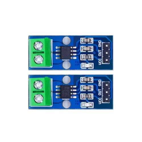 Guaber 2PCS Módulo De Sensores Corriente Tecnología Efecto No Contactar Linealidad para Proyectos Electrónicos Industriales Módulo Detectores Corriente No Contactos