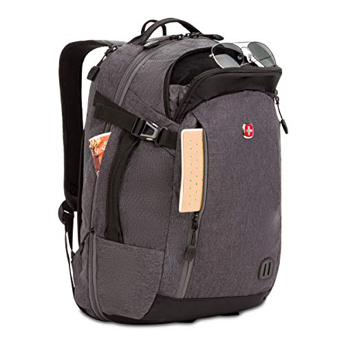 Swissgear Hybrid Travel Laptop Backpack, Grey Heather, 18-Inch #TOP3