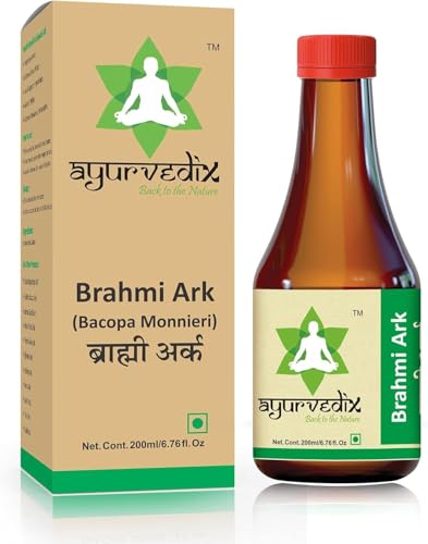 Bacopa Monnieri Brahmi Ark améliore l'alerte au travail potion naturelle pack de 200 ml