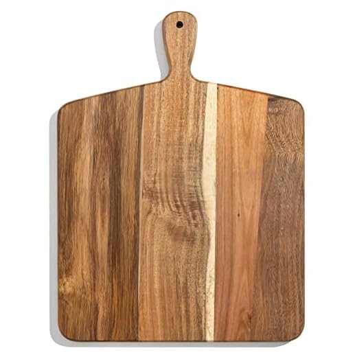 19 Gorgeous Tuscan Kitchen Ideas to Inspire Your Home Decor 2 Acacia Wood Cutting Board and Chopping Board with Handle for Meat, Cheese Board, Vegetables, Bread, and Charcuterie - Decorative Wooden Serving Board for Kitchen and Dining Room, Large 17" x 13"