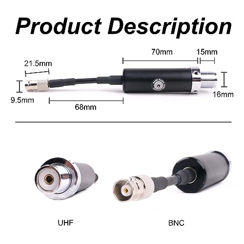 Sistema radial de tierra y kit de poste UHF a BNC para trípode GRA ULT01 MK3 5