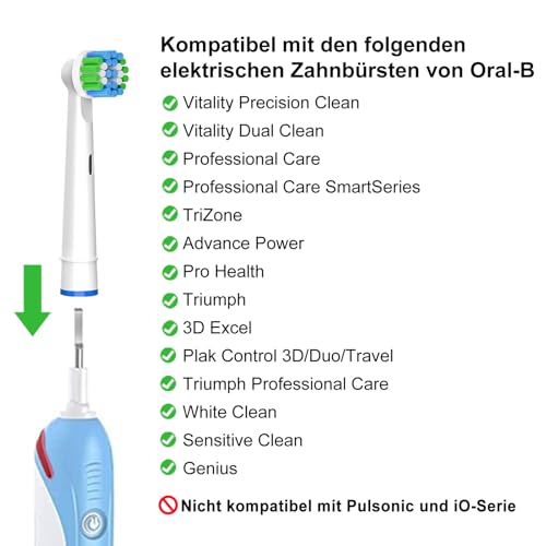 20 Stück Aufsteckbürsten Kompatibel mit Oral B Aufsteckbürsten – Ansicht 6
