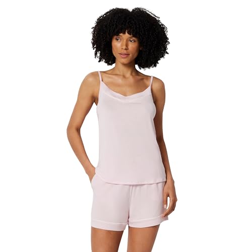 Image of Amazon Essentials Women's Modal-Blend Pajama Set, Camisole with Shorts