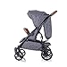 Chipolino hermano cochecito Passo Doble plegable, 73 cm de ancho, footmuff, color:estrellas...