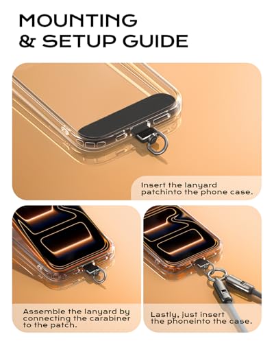 Image of USB C Short Charging Lanyard Keychain Data Cable PD 240W 5A Fast Charging Phone Wrist Strap (30cm) Type C Charging Cord Braided 480mbps Data Transfer