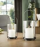 Dimensions (diamètre x hauteur) : environ : 9 x 20 cm, 11 x 25 cm, cylindre en verre 8 x 12 cm, 10 x 15 cm