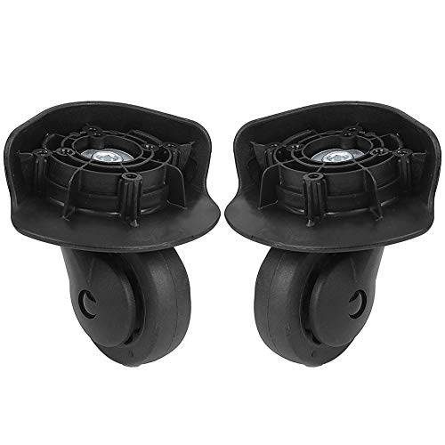 Universal Replacement Swivel Wheels for Luggage Suitcases - 56x50x42mm Black with Screws4