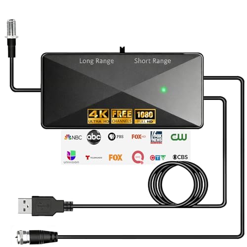 TV Antenna Amplifier Signal Booster, 25DB High Gain...