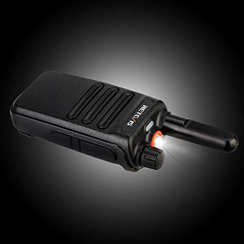 Retevis RB635 Walkie Talkie Mini, PMR446 Licenza-Libero, Portatile Walkie Talkie con Torcia Elettrica, VOX, Professionali Ricetrasmittenti per Famiglia, Campeggio(Nero, 2 Pezzi) - Image 5