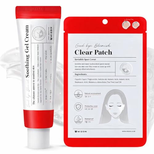 Patchs acné et gel MIZON pour garder une peau nette et mate au quotidien