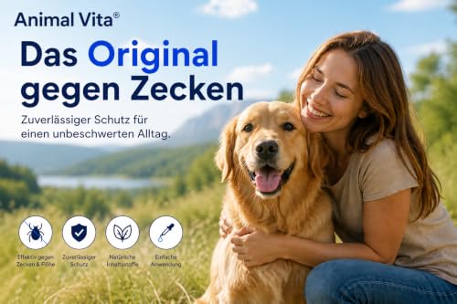 Animal Vita® Spot On Zeckenschutz für Hunde [zuverlässiger Zeckenschutz] Zeckenmittel - Zeckenschutz - Spot On für kleine Hunde (2 bis 10kg) – Ansicht 4