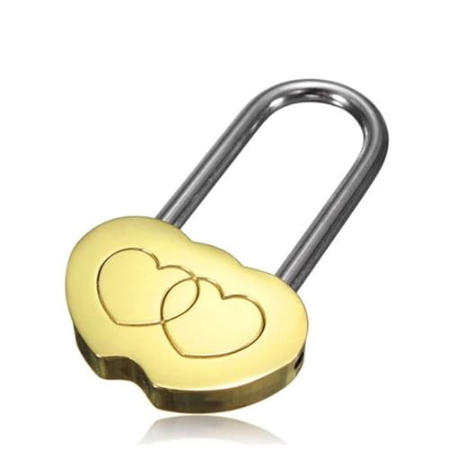 ibasenice Cadenas Concentrique en Cuivre 50mm Or à Haute Brillance pour Décorations de Mariage et Lieux Touristiques, Présent D'amour pour Couple