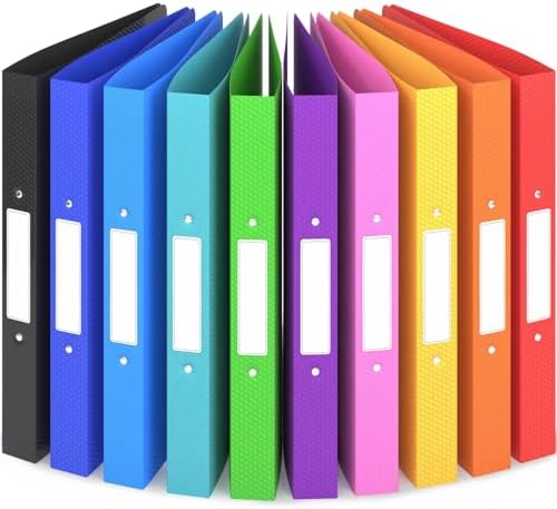 Classeurs à Anneaux VON Leitz Lot De 5 - Dos 25 Mm, Capacité 140 Feuilles, Fermeture élastique, Carton FSC, Format A4