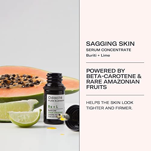 Odacité Anti Aging Serum Concentrate With Buriti + Lime, Lifting And Firming Facial Oil - Facial Oil Concentrate For Sagging Skin & Anti-Aging Face Lift 0.17 Fl. Oz #TOP1