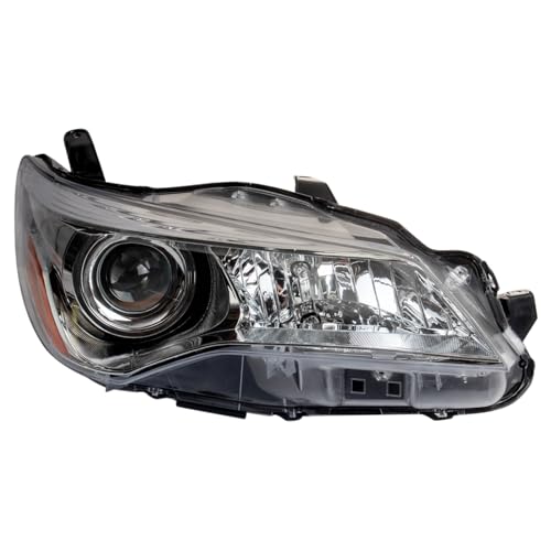 Image of TRQ Passenger Side Headlight Assembly Halogen Compatible with 2015-2017 Toyota Camry LE XLE Hybrid LE Hybrid XLE TO2503222