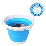 Weitong Mini Waschmaschine, Camping Mobile Waschmaschine,Tragbare Mini Turbo Waschmaschine Laundry Tub Mit Faltbarer Ultraschall Turbinenwaschanlage
