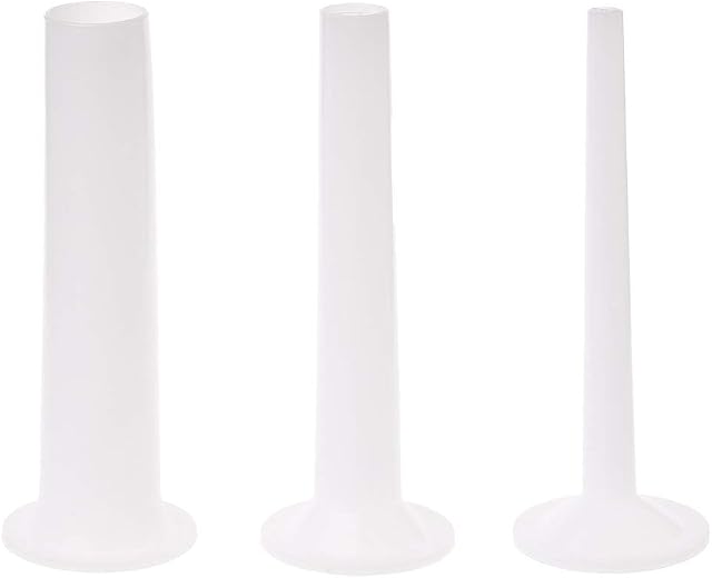 LANDUM 3 Pieces Plastic Sausage Filling Stuffing Tube For Handmade Meat Grinder Stuffer 5#
