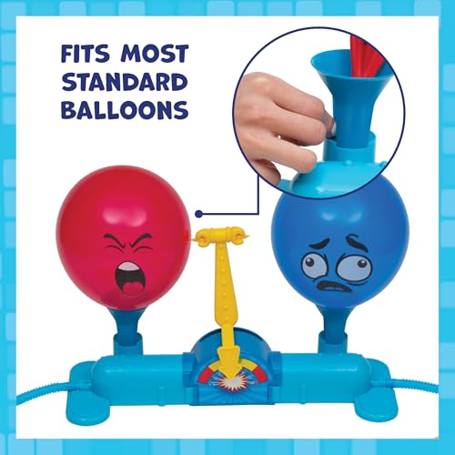 Image of Rump Race Family Game Night - Balloon Popping Battle Board Game - Party Game - The Race is On to Pop Your Opponents Balloon - Bounce Your Balloon Off - Ages 8+