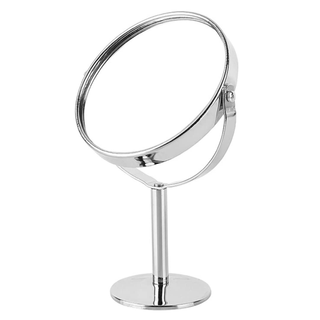 NIDONE Vanity Makeup Mirror Two-Sided Swivel Vanity Mirror Magnification Makeup Standing Mirror Tabletop Vanity Mirror Cosmetic Mirror