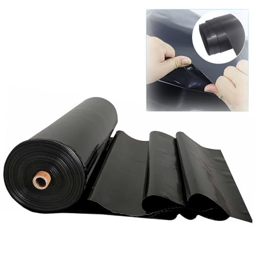Bâche de bassin 6 x 20 m imperméable noire pour grand bassin de jardin