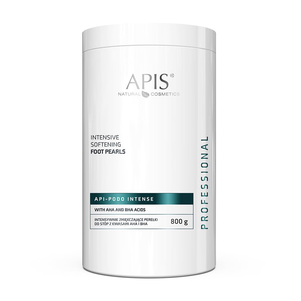 Apis API-PODO Intense - Perline Per Pediluvio Intensivo Con Aha & Bha, 800 G, Per La Rimozione E La Cura Dei Calli Con Urea, Eucalipto E Rosmarino-image