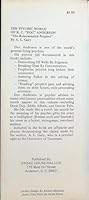 The Psychic World of Doc Anderson 083756770X Book Cover