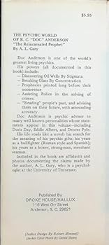Hardcover The Psychic World of Doc Anderson Book