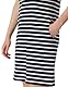 Schiesser Damen Nachthemd Kurzarm weiche Baumwolle Bigshirt mit Taschen - Nightwear, Nachtblau_181251, 42