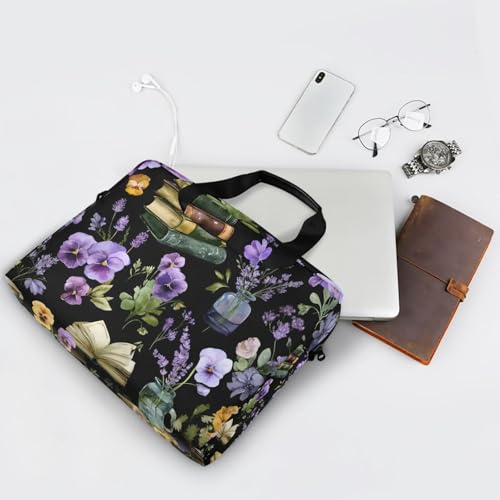 Maletín para portátiles ALAZA con estampado Lavanda y correa miniatura 6
