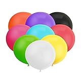 18 Inch Big Balloons Assorted Large Latex Balloons Giant Heavy Duty Balloons for Christmas Birthday Wedding Baby Shower Decorations