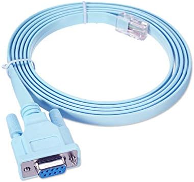 Cisco console cable Serial Cable Rj45 to DB9 & RS232 to USB (2 In 1) for Cisco device 1M+1.8M