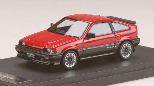 Honda Ballade Sports CR-X Si レッド 1/43 Amazon | MARK43 1/43 ホンダ バラード スポーツ CR-X Si (AS) With