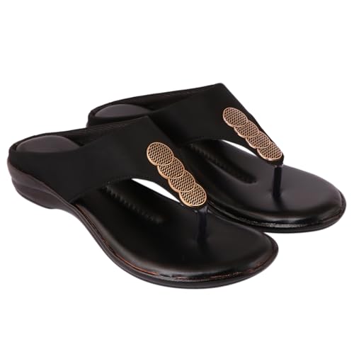 Image of Women's Fashion Sandal | Faux Leather, Comfortable & Stylish Wedges | Ideal for Casual & Formal
