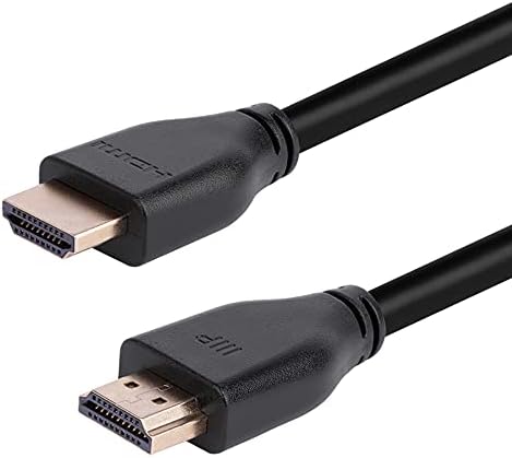 Monoprice 8K Certified Ultra High Speed HDMI 2.1 Cable - 8K@60Hz, 48Gbps, CL2 In-Wall Rated, 30AWG, Dynamic HDR and Dolby Vision, Supports eARC (Enhanced Audio Return Channel) 6 Feet - Black