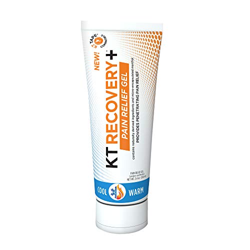 KT Tape KT Recovery Pain Relief Gel, Timed Release Topical Pain Relief Gel