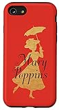iPhone SE (2020) / 7 / 8 Disney Classic Mary Poppins Silhouette Red Case