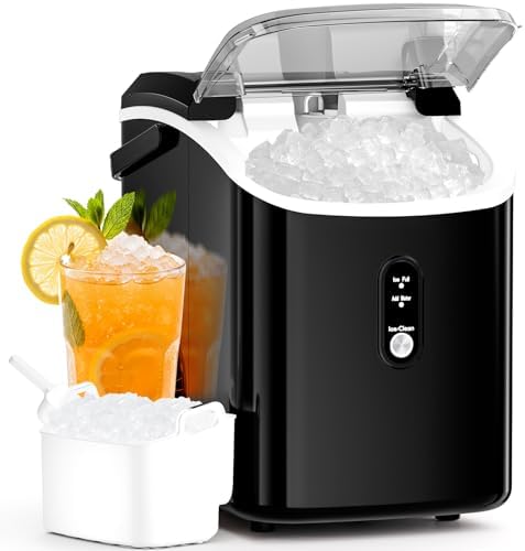 Antarctic Star Nugget Ice Maker Countertop with Soft Chewable Ice