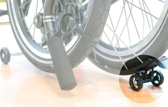 Double Mudguard Roller for Brompton Lightweight Black