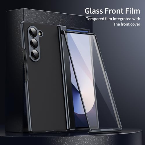 Coque Samsung Z Fold 5 antichoc à rabat avec film d'écran et charnière renforcée