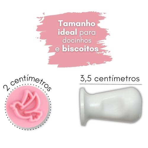 Kit Carimbo Para Doces Carimbo Batizado Igreja Batismo Religioso 2cm