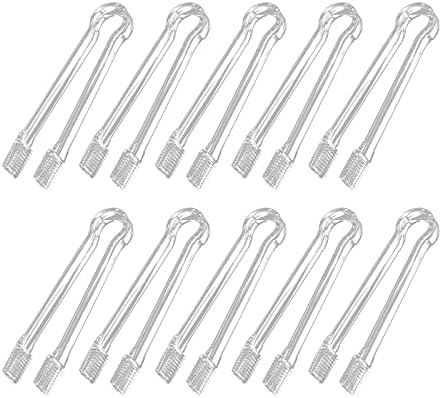 10 Pcs Plastic Buffet Serving Tongs, Clear Kitchen Tongs Mini Serving Utensil Tongs for Food Ice Salad Buffet Barbecue Cookies, 6.3 Inches