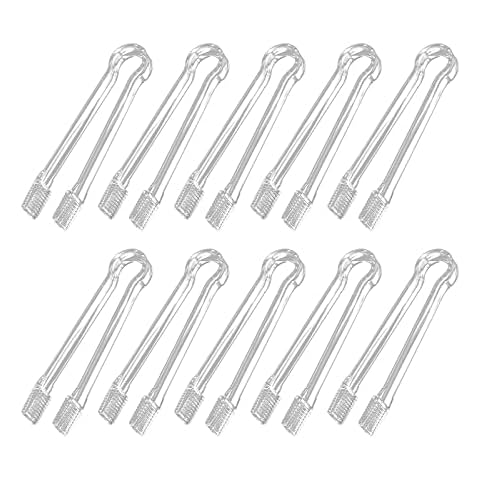 10 Pcs Plastic Buffet Serving Tongs, Clear Kitchen Tongs Mini Serving Utensil Tongs for Food Ice Salad Buffet Barbecue Cookies, 6.3 Inches Cover